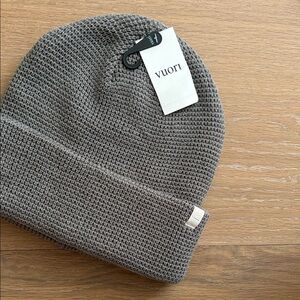 Vuori Shiitake Waffle Beanie - Gray